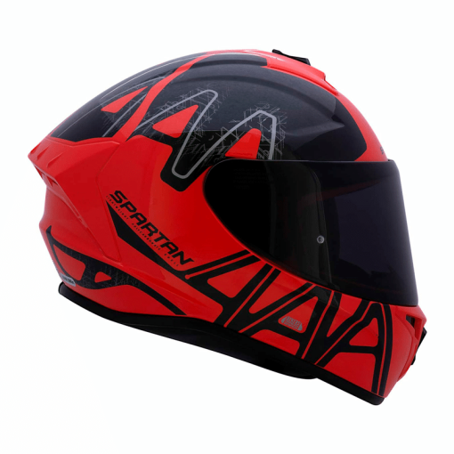 Casco Spartan Draken Dekers Rojo Brillo - Image 2