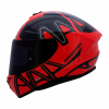 Casco Spartan Draken Dekers Rojo Brillo4 - Punto Llantas 6