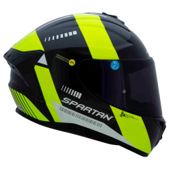 Casco Spartan Draken Mp4 Amarillo Brillo2 - Punto Llantas 1