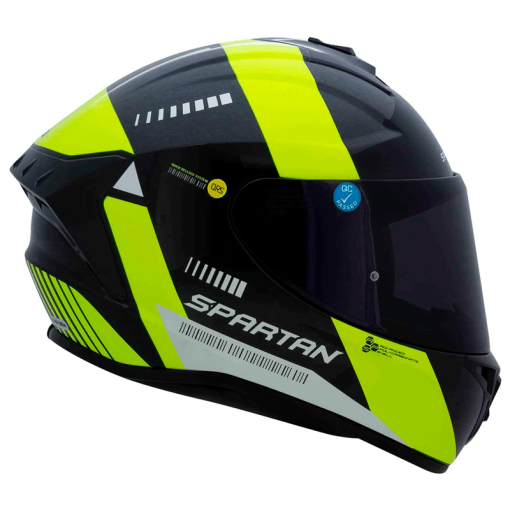 Casco Spartan Draken Mp4 Amarillo Brillo - Image 2