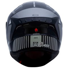 Casco Spartan Draken Mp4 Gris Brillo1 - Punto Llantas 2