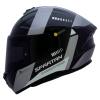 Casco Spartan Draken Mp4 Gris Brillo4 - Punto Llantas 5