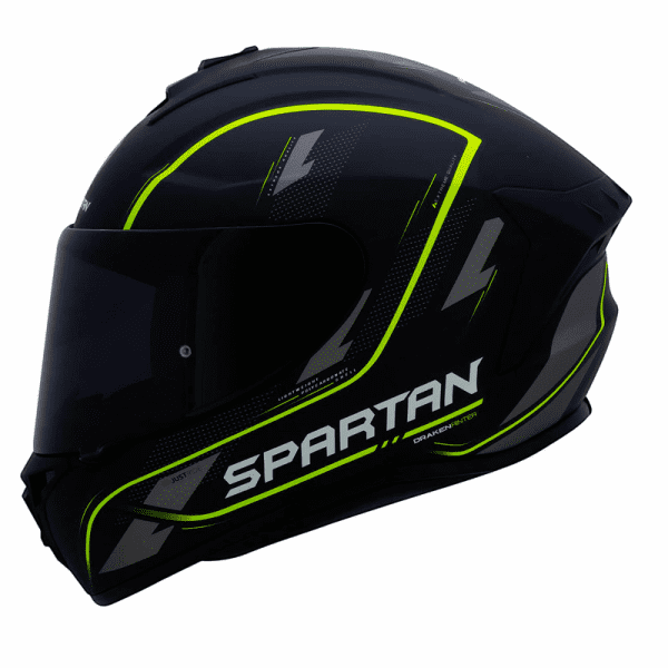 Casco Spartan Draken Rinter Amarillo Mate - Punto Llantas 1