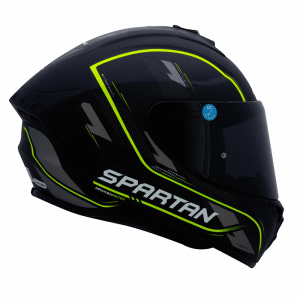 Casco Spartan Draken Rinter Amarillo Mate2 - Punto Llantas 2