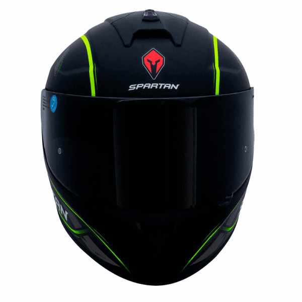 Casco Spartan Draken Rinter Amarillo Mate3 - Punto Llantas 4