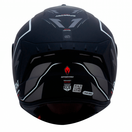Casco Spartan Draken Rinter Blanco Mate - Image 3