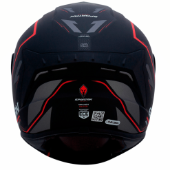 Casco Spartan Draken Rinter Rojo Mate1 - Punto Llantas 2