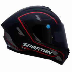 Casco Spartan Draken Rinter Rojo Mate2 - Punto Llantas 1