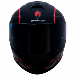Casco Spartan Draken Rinter Rojo Mate3 - Punto Llantas 3