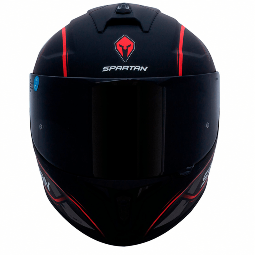 Casco Spartan Draken Rinter Rojo Mate - Image 4