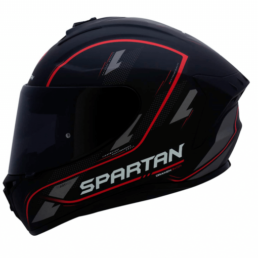 Casco Spartan Draken Rinter Rojo Mate