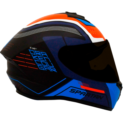 Casco Spartan Draken S Cougar Azul Mate - Image 2