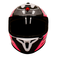 Casco Spartan Draken S Cougar Blanco Fucsia Brillo3 - Punto Llantas 3