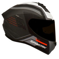 Casco Spartan Draken S Cougar Gris Mate2 - Punto Llantas 1