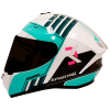 Casco Spartan Draken S Mysthic Blanco Verde Brillo4 - Punto Llantas 2