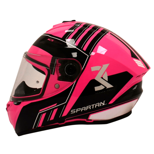 Casco Spartan Draken S Mysthic Fucsia Brillo