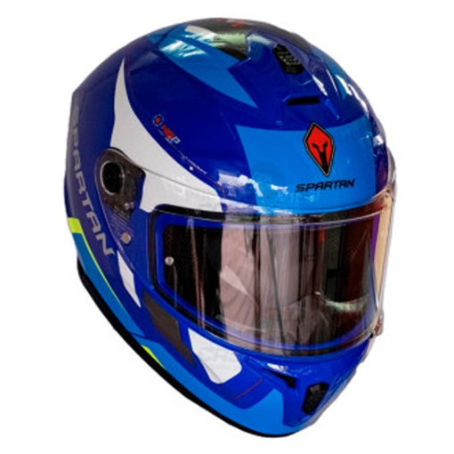 Casco Spartan Draken S Wind Azul Brillo - Image 2