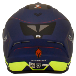 Casco Spartan Draken S Wind Azul Mate1 - Punto Llantas 2