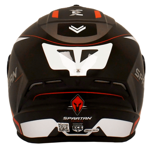 Casco Spartan Draken S Wind Blanco Brillo - Image 3