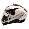 Casco Spartan Draken S Wind Blanco Negro Brillo - Punto Llantas 5