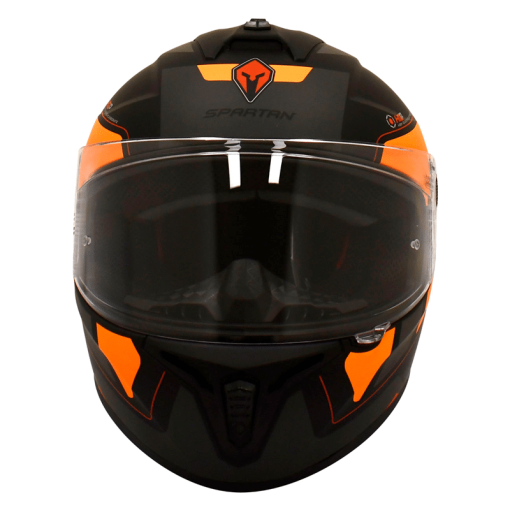 Casco Spartan Draken S Wind Naranja Mate - Image 4