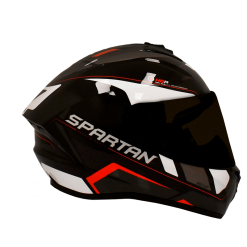 Casco Spartan Draken S Wind Negro Gris Brillo2 - Punto Llantas 2