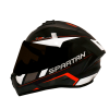 Casco Spartan Draken S Wind Negro Gris Brillo4 - Punto Llantas 5