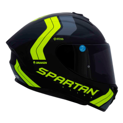 Casco Spartan Draken Slide Amarillo Mate2 - Punto Llantas 1
