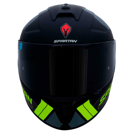 Casco Spartan Draken Slide Amarillo Mate - Image 4