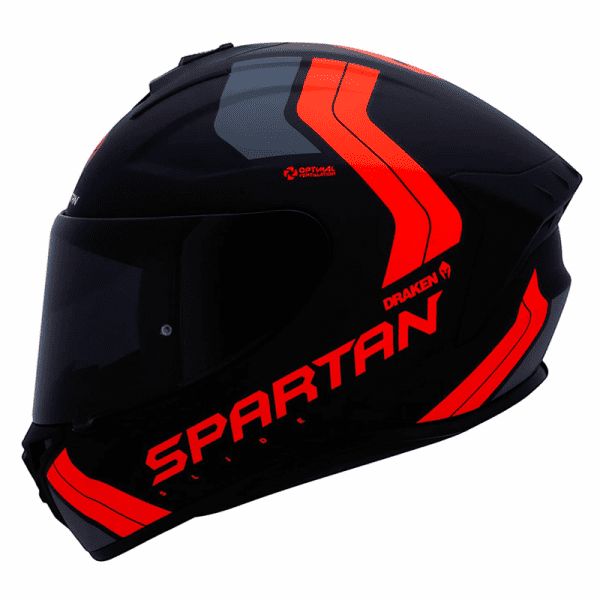 Casco Spartan Draken Slide Rojo Mate - Punto Llantas 1