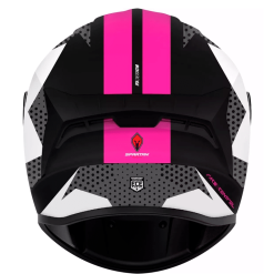 Casco Spartan Draken X Road Fucsia Brillo2 - Punto Llantas 2