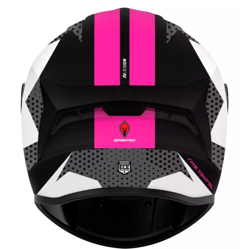 Casco Spartan Draken X-Road Fucsia Brillo - Image 3