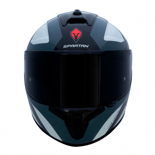 Casco Spartan Draken X-Road Negro Brillo - Image 4