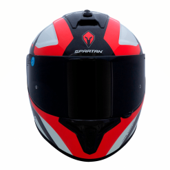 Casco Spartan Draken X Road Rojo Brillo3 - Punto Llantas 3