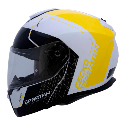 Casco Spartan Gecko Sv Bekog Amarillo Brillo