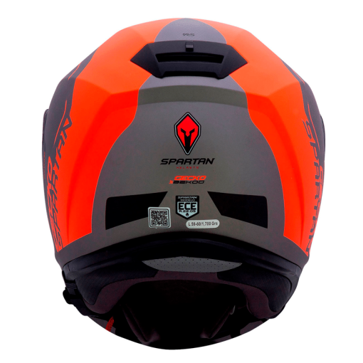 Casco Spartan Gecko Sv Bekog Naranja - Image 3