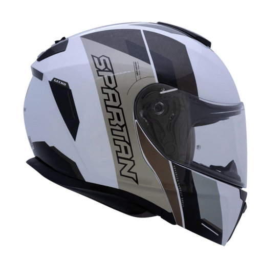 Casco Spartan Gecko Sv Foxy Gris Brillo - Image 2