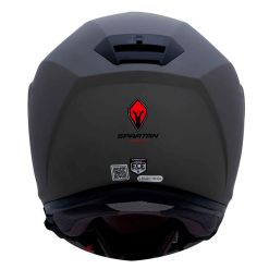 Casco Spartan Gecko Sv Solid Gris Mate1 - Punto Llantas 2