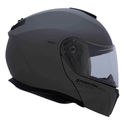 Casco Spartan Gecko Sv Solid Gris Mate2 - Punto Llantas 1