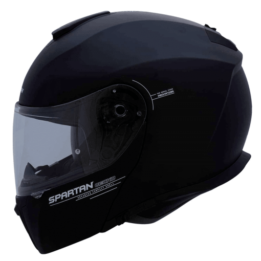 Casco Spartan Gecko Sv Solid Negro Mate