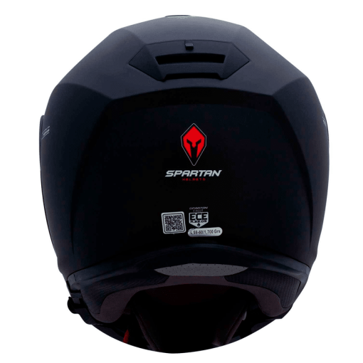 Casco Spartan Gecko Sv Solid Negro Mate - Image 3