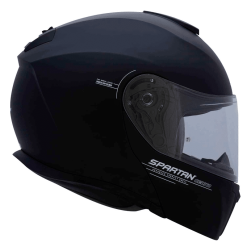 Casco Spartan Gecko Sv Solid Negro Mate2 - Punto Llantas 1