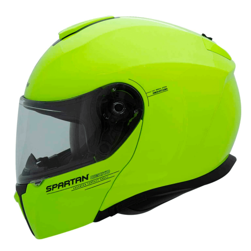 Casco Spartan Gecko Sv Solid Verde Policia