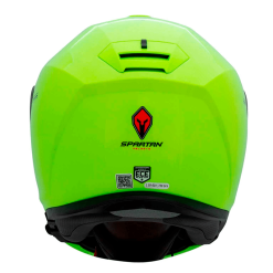 Casco Spartan Gecko Sv Solid Verde Policia1 - Punto Llantas 2
