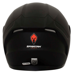 Casco Spartan Segment Solid Negro Mate1 - Punto Llantas 2