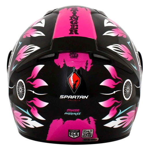 Casco Spartan Stinger Cherokee Rosado Brillo - Image 3