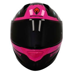 Casco Spartan Stinger Cherokee Rosado Brillo3 - Punto Llantas 3