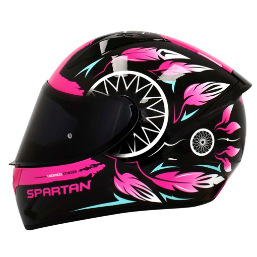 Casco Spartan Stinger Cherokee Rosado Brillo