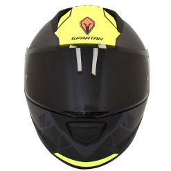 Casco Spartan Stinger Fracture Gris Amarillo Mate3 - Punto Llantas 4