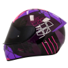 Casco Spartan Stinger Fracture Morado Brillo - Punto Llantas 6